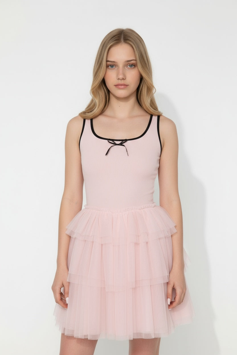 Ballet-Inspired Layered Tulle dress