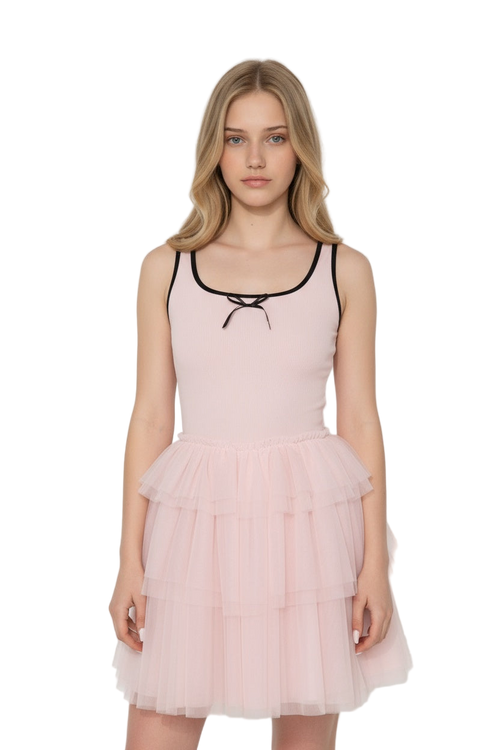 Ballet-Inspired Layered Tulle dress