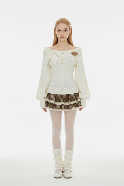 Bunny-Ear Decor Sweater