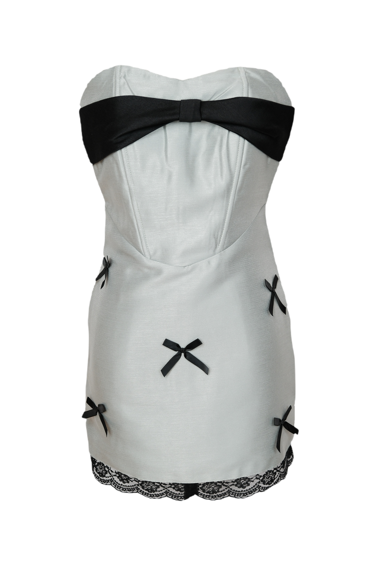 Flirty Bow-Front Mini Dress