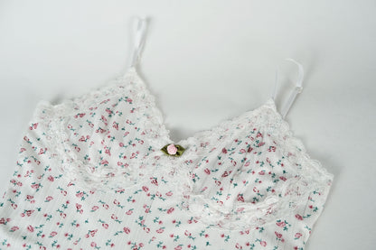 Pastel Floral camisole romper for Homewear