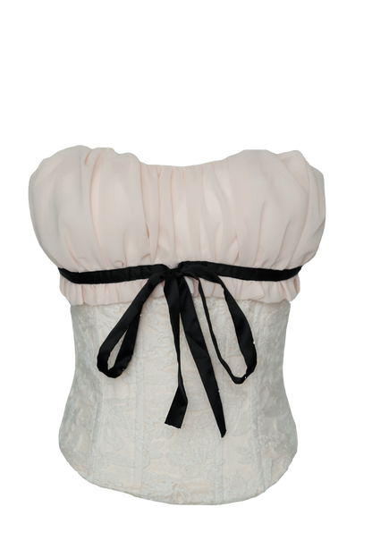 Lace Boned Bustier Corset